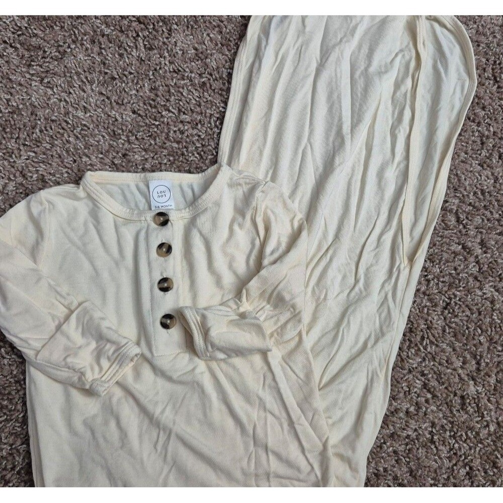 Lou lou & company gown size 3-6 months - cream